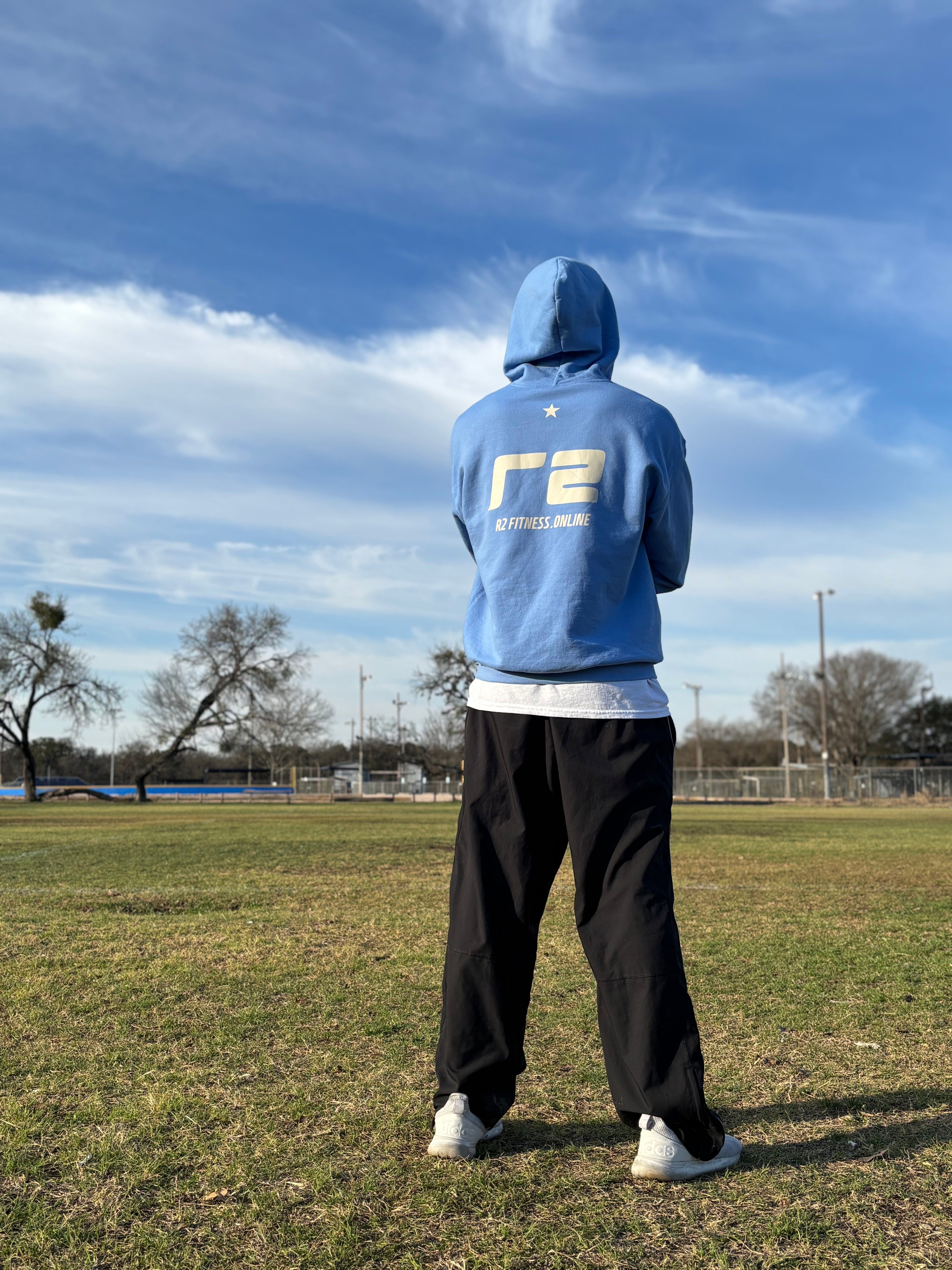 Racer Hoodie - Sky Blue