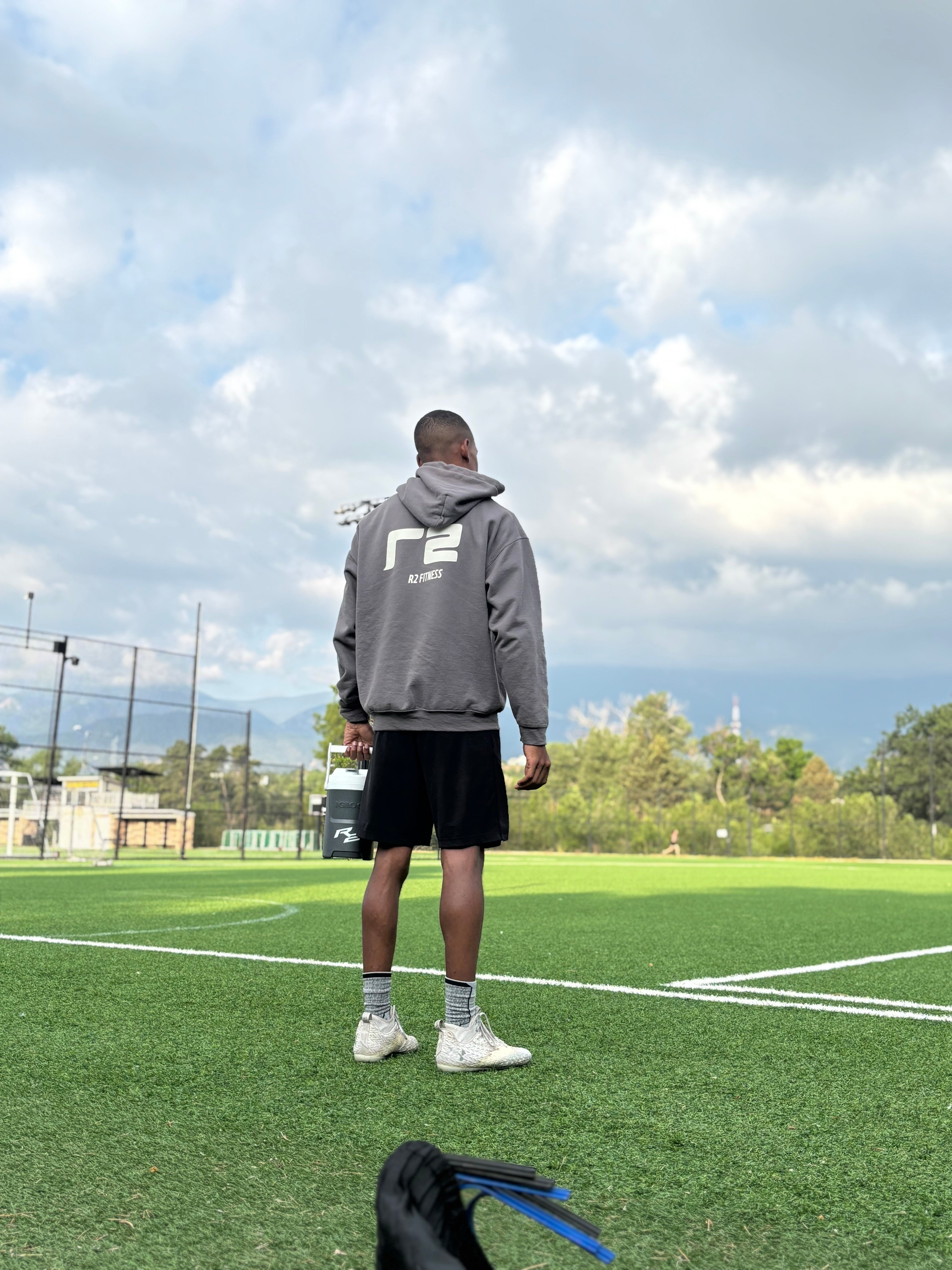Racer Hoodie - Charcoal Gray