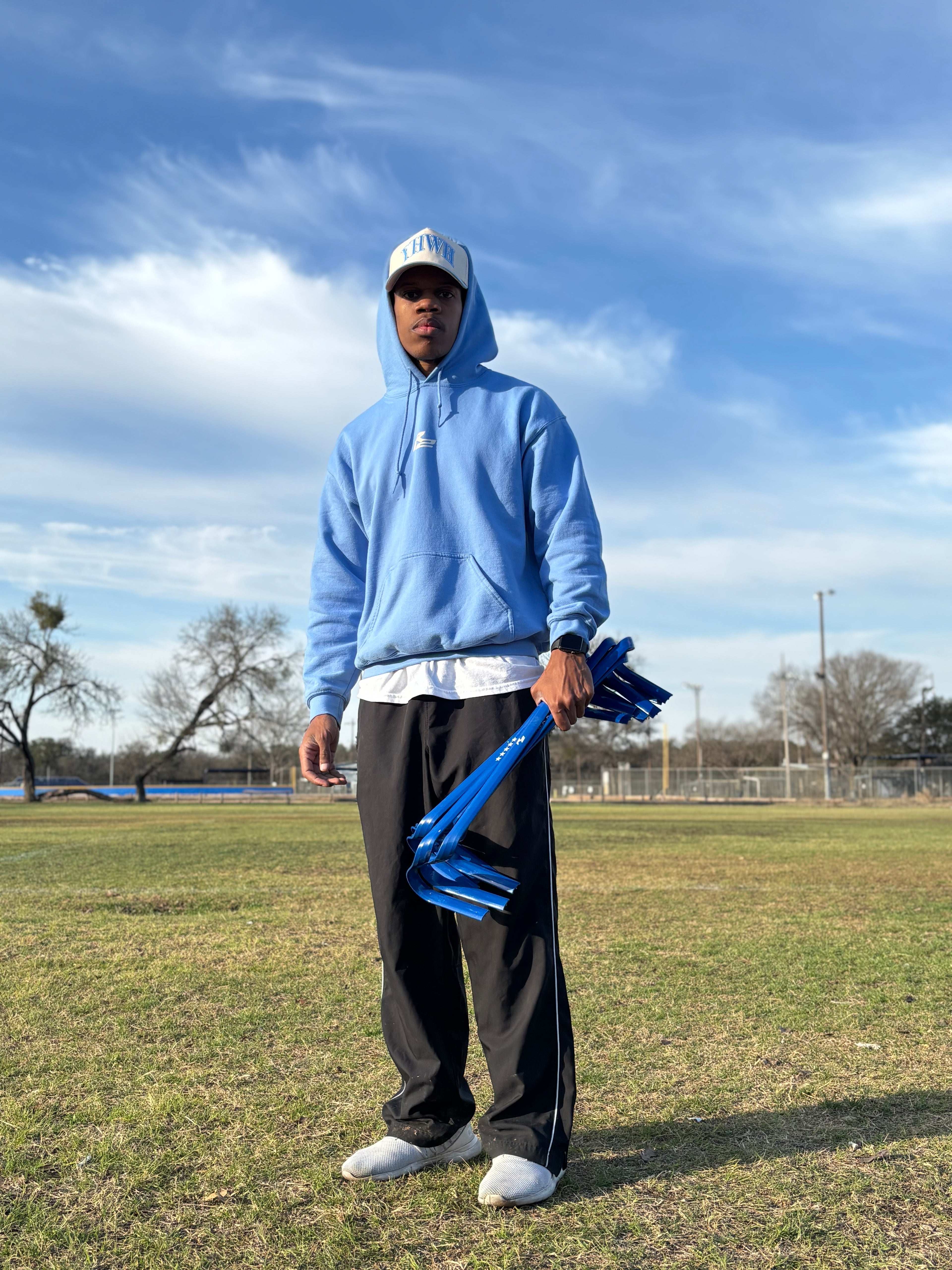 Racer Hoodie - Sky Blue