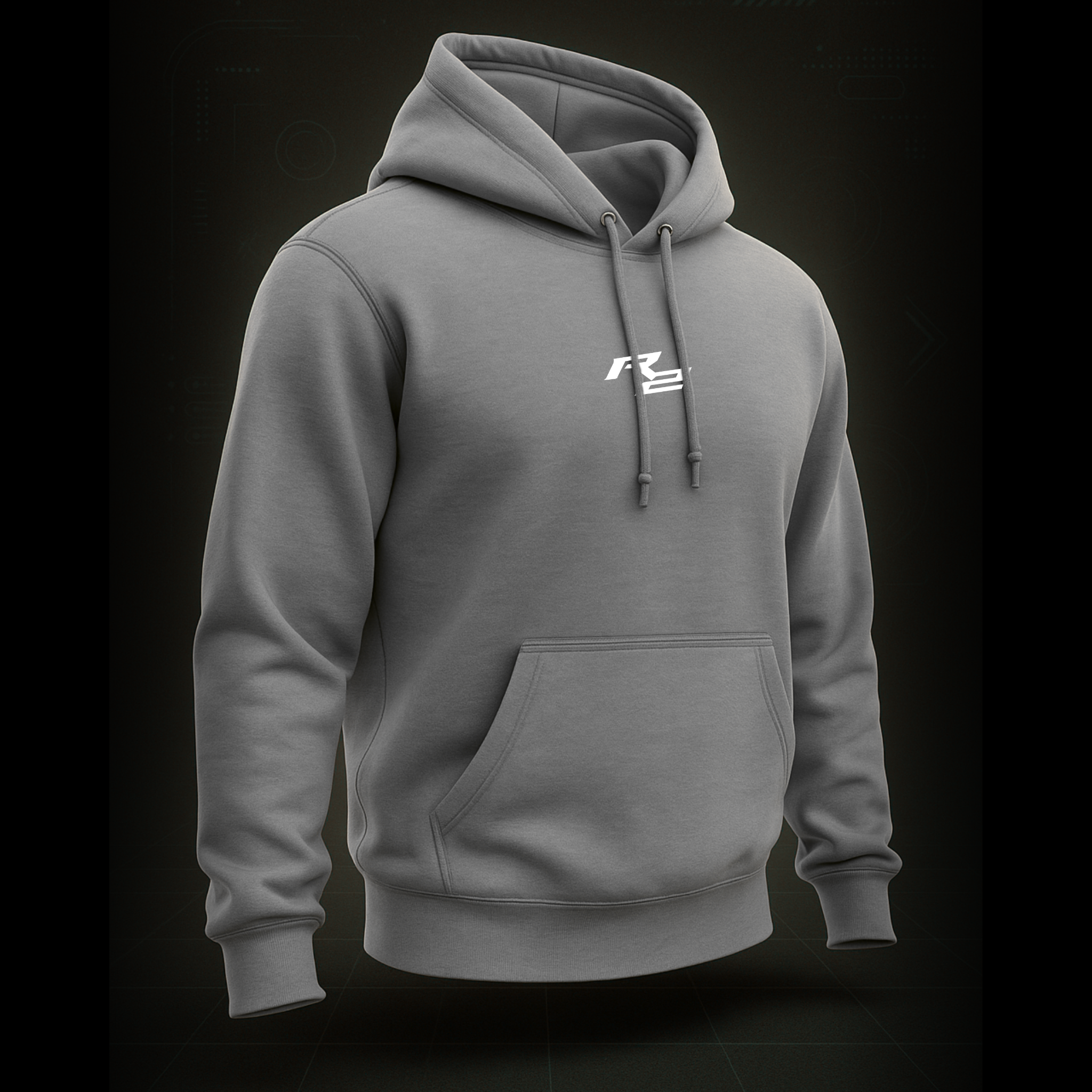 Racer Hoodie - Charcoal Gray