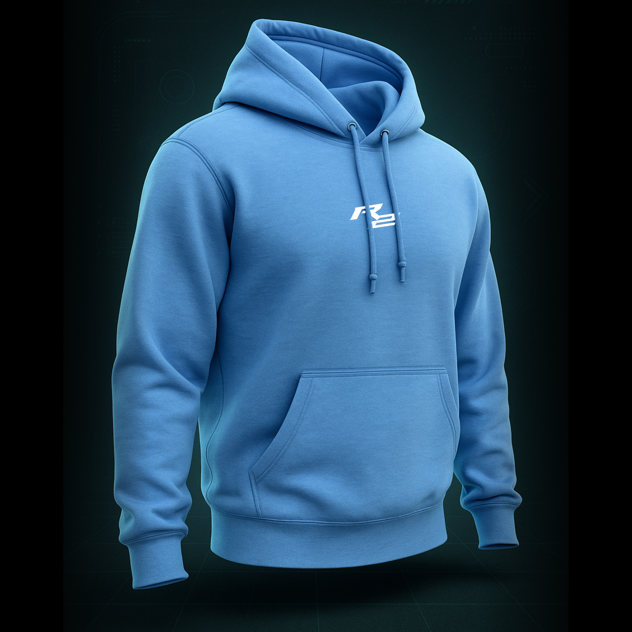 Racer Hoodie - Sky Blue