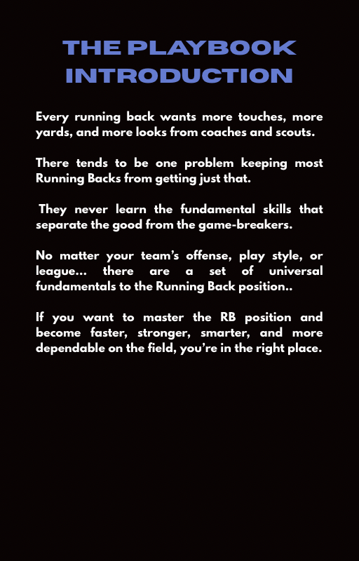 The RB Playbook - Ebook